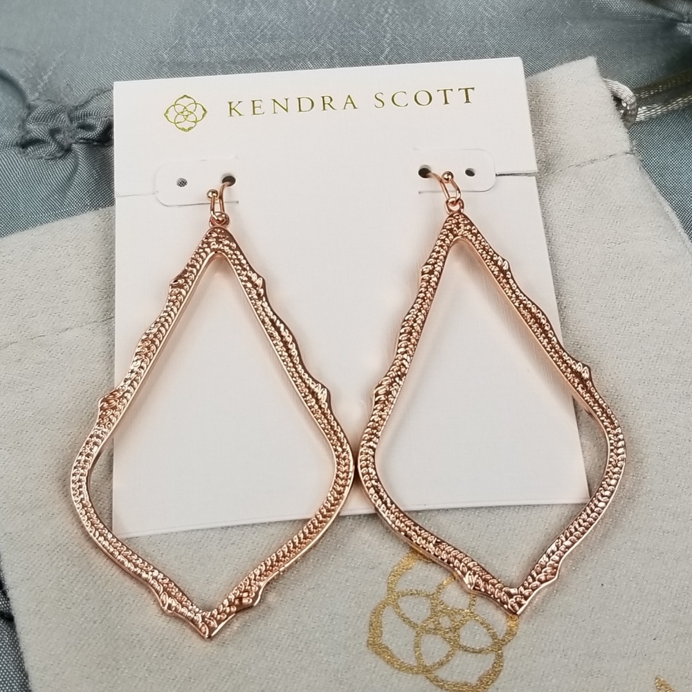 Rose Gold, Kendra Scott, Sophee, Earrings